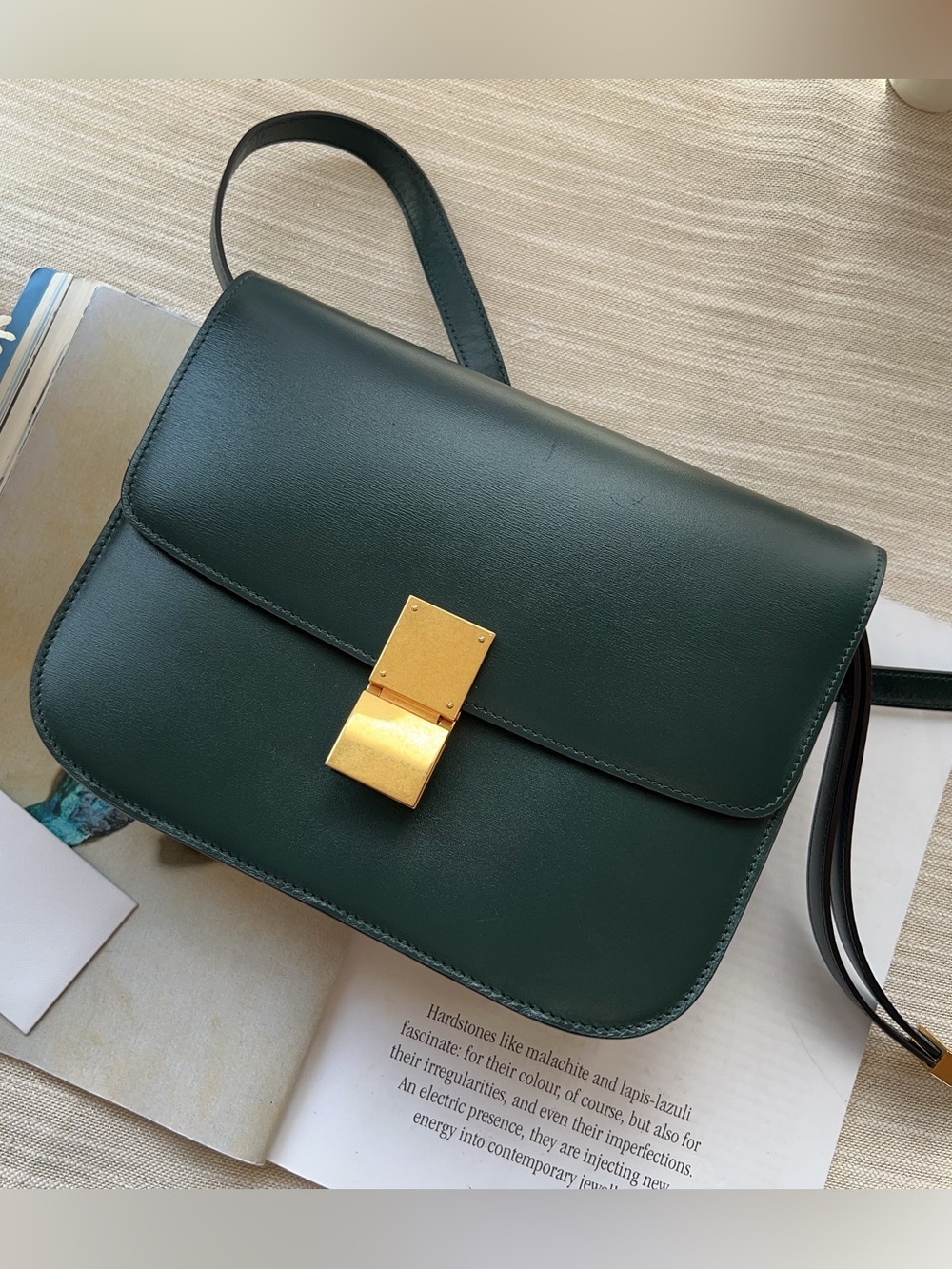 Celine Box Calfskin Classic Box Medium Flap Bag